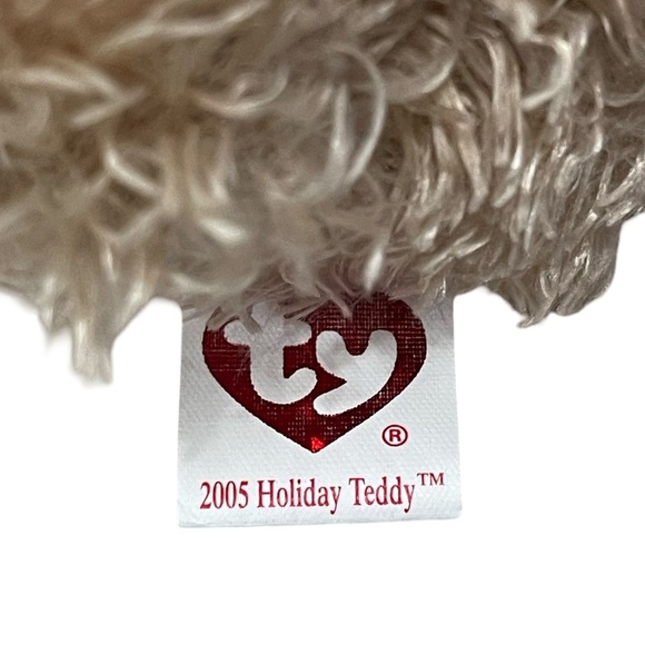 Ty Beanie Baby 2005 Holiday Teddy 13th Generation Hang Tag 2004 - Picture 4 of 6